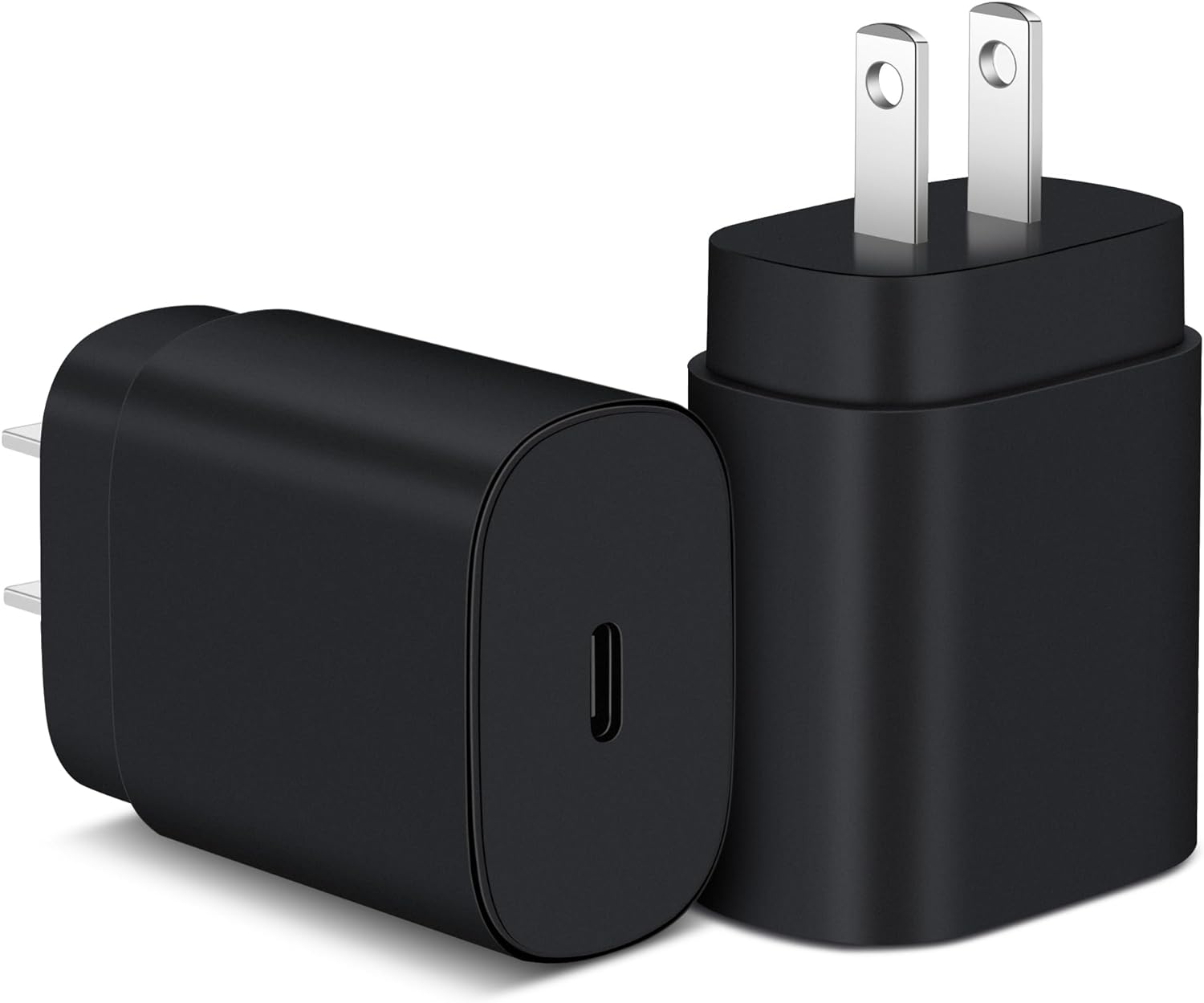 USB C Charger Block, 2Pack 25W Type C Super Fast Wall Charger Plug Cube Power Adapter Charging Block Box Brick for Samsung Galaxy S24 S23 S22 Ultra S21 s20 S10 S9 S8 Plus, Note 20 10, A54 A53 A23 A14